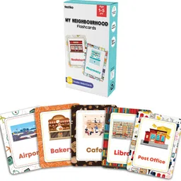 festiko 1 Set of 30 Pcs My Neighbourhood Flashcards for Kids-picture-25