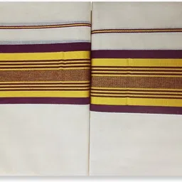 Chithra Fabrics CF 4206 Maroon Fancy Border Single Set Mundu Solid Women Dhoti-image-6