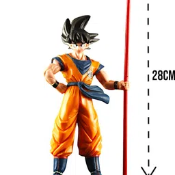 wodec LEGENDARY DRAGONBALLZ GOKU WITH STICK ACTION FIGURE-28CM image 2