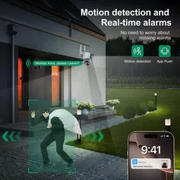 Maizic Smarthome Supercam Lynxo 4G/5G CCTV Camera 4+4 MP Full HD 360 Degree Coverage Smart Camera Security Camera image 4