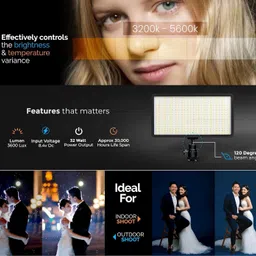 RETRACK U480 Selfie Light Rechargeable 5000mAh Battery Portable Mini Clip LED VideoLight Flash image 4