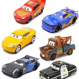 galactic Metal Die-cast Black Storm push and Go 6 pcs car Set image 5