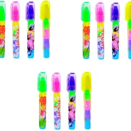 kartual Perfect return gift choice for kids pen shaped erasers colourful cartoon Non-Toxic Eraser-picture-23