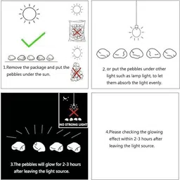vinsh enterprise VE - 4914 Regular Oval Plastic Pebbles image 3