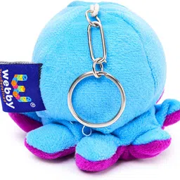 webby Octopus with Keychain Plush Stuffed Animal Toy, 1 piece - 9 cm image 4