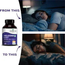 end2end nutrition Melatonin 5mg | Sleeping aid pills for Deep Sleep | Non-Addictive image 5