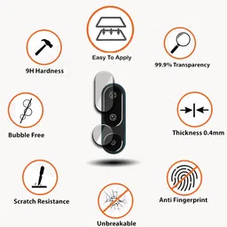 Hi-Cam Back Camera Lens Glass Protector for Samsung Galaxy F56 5G image 2