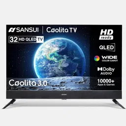 80 cm (32 inch) QLED HD Ready Smart Coolita TV with Sound Bar, Dolby Audio, Surround Sound & A+ Panel-image-5