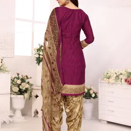 yashika Unstitched Crepe Salwar Suit Material Printed image 2