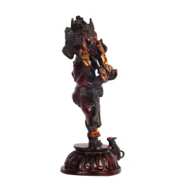 budhshiv Panchmukhi Ganesha Brass Religious Idol image 5