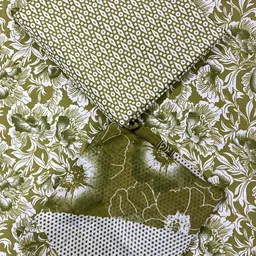 mumtaz Unstitched Pure Cotton Salwar Suit Material Printed-picture-13