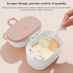 valsheri Baby Formula Milk Powder Dispenser with Scoop & Fork for Travel - pp material image 2