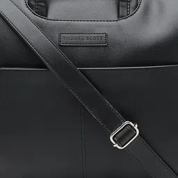 thomas scott Men Black Messenger Bag image 3