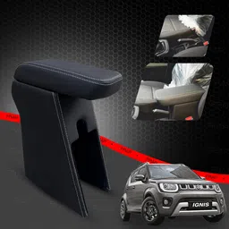 frap Premium Armrest For Maruti Ignis with Moulded Foam(Nappa,White Stitching) Car Armrest-picture-25