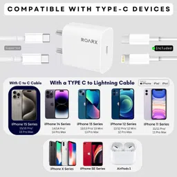 Tirumala 25 W Quick Charge 3.1 A Wall Charger for Mobile with Detachable Cable image 4