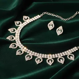 arishafabric Silver Silver Jewel Set image 2