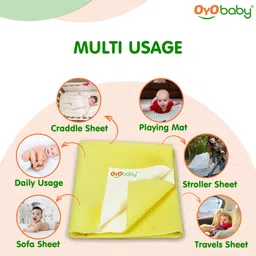 oyo baby Cotton Baby Bed Protecting Mat image 5