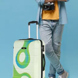 Safari Tiffany Printed Poly Carbonate Small Hard Trolley Bag - 55 cm image 1