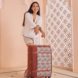 ZOUK Jammu Kaleen Saira Trolley Bag (Medium)-picture-36