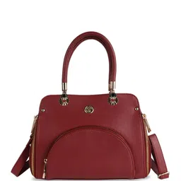 HAMMONDS FLYCATCHER Textured Zip Detail Leather Structured Handheld Bag-picture-38