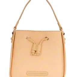 United Colors of Benetton PU Structured Hobo Bag image 1