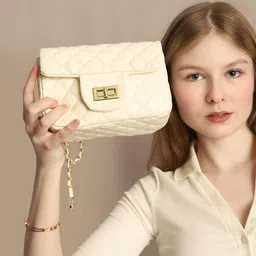 MINI WESST Women Solid Structured Sling Bag-picture-27