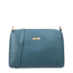 Metro Blue Structured Sling Bag image 2