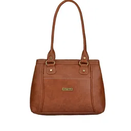 Fostelo Tan Solid Shoulder Bag-image-0