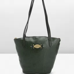 Hidesign Snakeskin Textured Leather Structured Shoulder Bag-picture-16