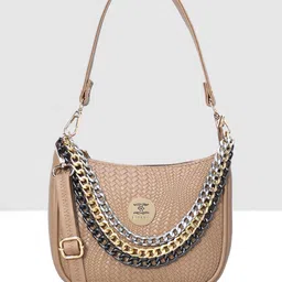 ESBEDA Textured PU Half Moon Hobo Bag-picture-30