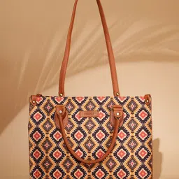 FARGO Ethnic Motifs Printed Oversized 16 Inch Laptop Tote Bag-picture-10