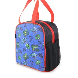 Smily Kiddos Blue Alien Printed Lunch Bag image 3