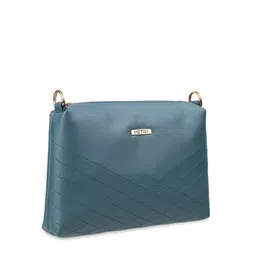 Metro Blue Structured Sling Bag image 3