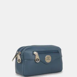 ESBEDA Solid Boxy Shape Structured Sling Bag image 3