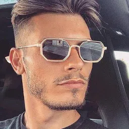 rich club UV Protection Retro Square Sunglasses (54) image 4