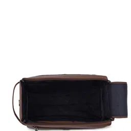WildHorn Textured Leather Toiletry Travel Bag image 4