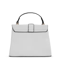 Luvoksi Grey Solid Structured Satchel Bag image 5