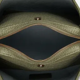 Forever Glam by Pantaloons Colourblocked PU Structured Handheld Bag image 5