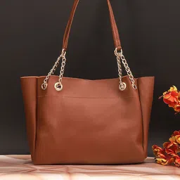 Bagsy Malone PU Oversized Structured Shoulder Bag image 5