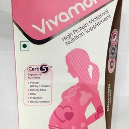 vivamom Maternal Nutrition in Pregnancy & Lactation(400g, Chocolate Flavored) Whey Protein-picture-16