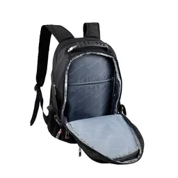 SWISS MILITARY Unisex Set of 2 Black & Beige Laptop Backpack & Canvas Sling Bag image 5