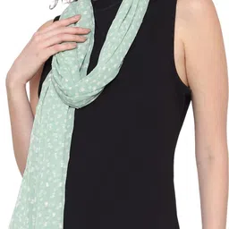 stolevilla Printed Chiffon Women Multicolor Scarf, Stole, Fancy Scarf image 4