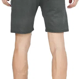indestar Pack of 3 Solid Men Grey, Blue Bermuda Shorts image 5
