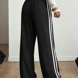 dockstreet Women Solid White Track Pants image 4