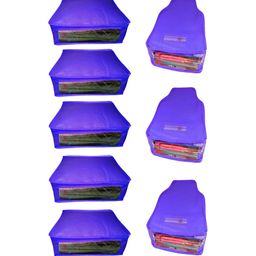 atorakushon Set of 8 Blue Reusable Clothes Storage Bags Wardrobe Organisers-picture-44