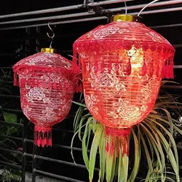 prisma collection Multicolor Paper Hanging Lantern image 4