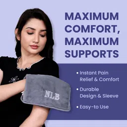 nlb enterprise Electric hot water bag for periods, hot bag for pain relief, heating bag Reusable, Leak-Proof, Fast Warm up hot water bag 1.03 L Hot Water Bag image 3