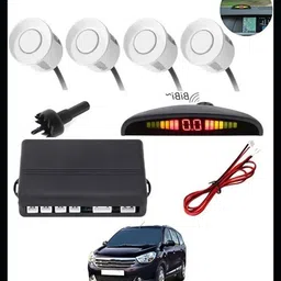 peeps store Car Premium 4 White Reverse Parking Sensor-AP25A584 Car Premium 4 White Reverse Parking Sensor-AP25A584 Parking Sensor-picture-35