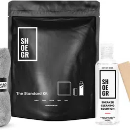 SHOEGR Standard Shoe Cleaning Kit with Microfiber Towel | All Purpose Brush Shoe Care Kit-picture-16