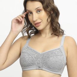 SOIE Women Full Coverage Non Padded Non-Wired Lacy Bra-picture-42